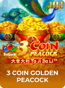 3 Coin Golden Peacock