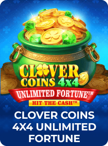 Clover Coins 4x4 Unlimited Fortune